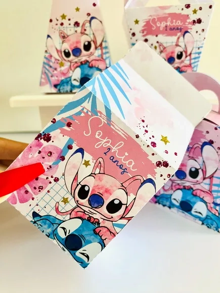 Kit 60 Lembrancinhas Stitch