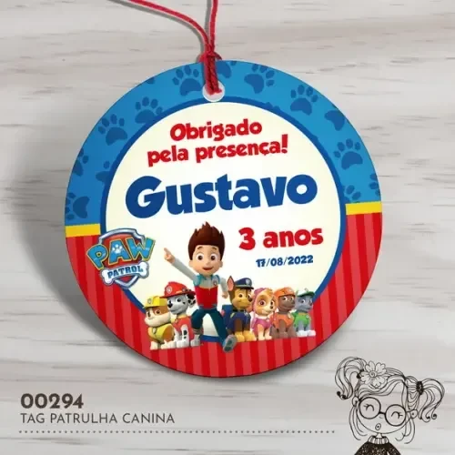 Tag Redonda Patrulha Canina - 00294