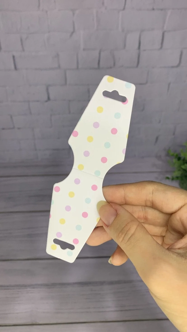 Tags/Papeletas para Laços Tema Poá