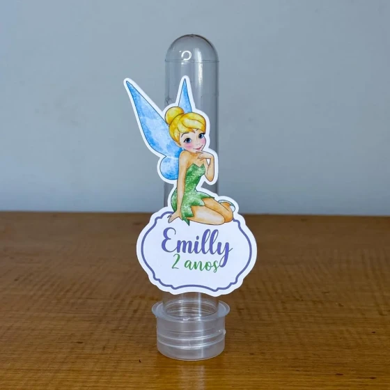 Apliques para Tubetes Personalizados SININHO TINKER BELL - Decoração de Festa | Lembrancinhas | Aniversário | Personalizados
