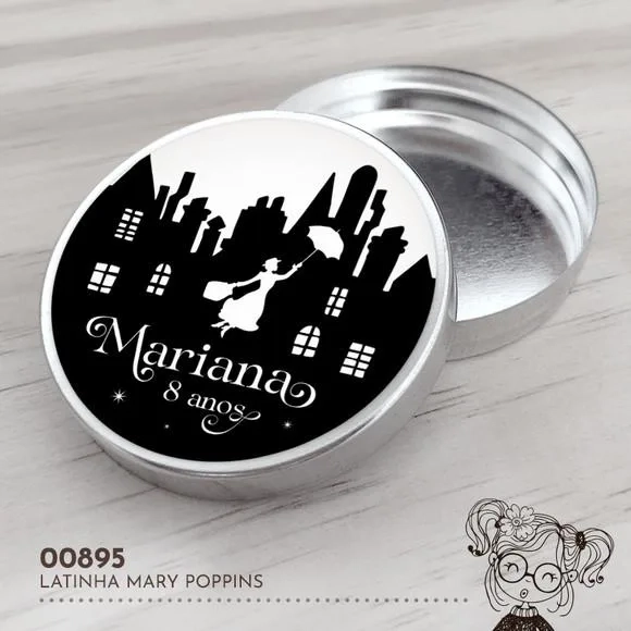 Latinha Adesivada Mary Poppins - 00895