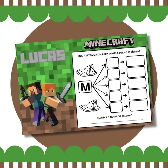 Livro Diversão Minecraft