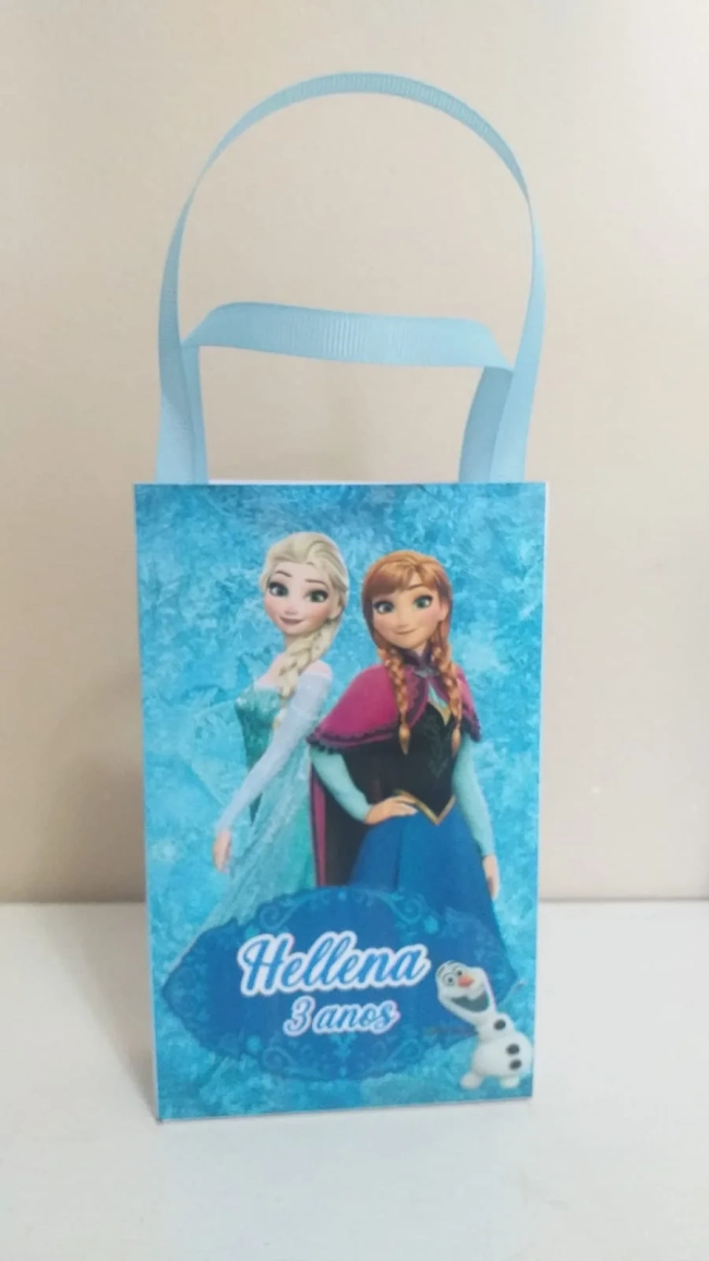 Sacolinhas Personalizadas Frozen para Lembrancinhas