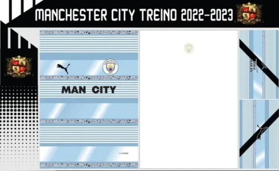Vetores Camisa Manchester City Treino 2022-2023