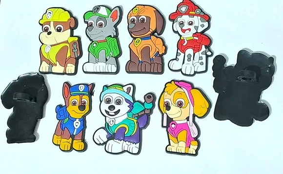 Ponteira P/lápis Patrulha Canina 5cm Pcts com 7 Unidades