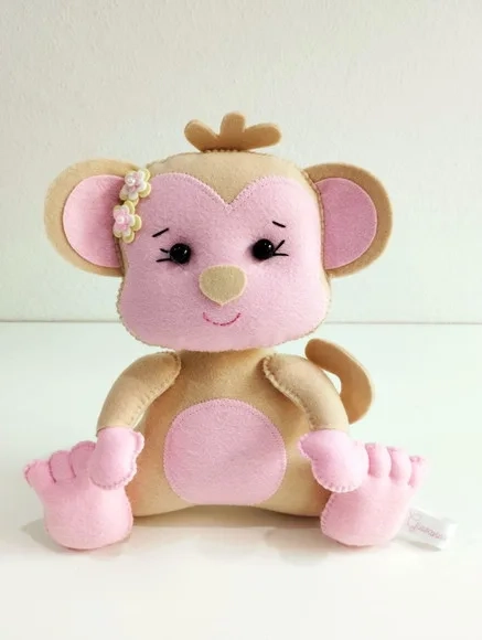 Combo Centro de Mesa Safári Baby Rosa 10 Peças