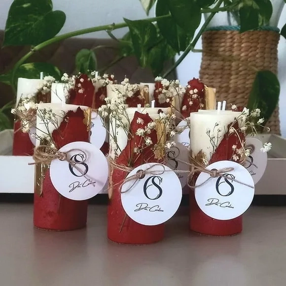Vela Base Concreto/ Cimento Lembrancinha Casamento- Batizado