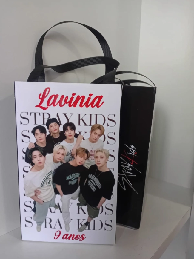 Sacolinhas Personalizadas Stray Kids para lembrancinhas