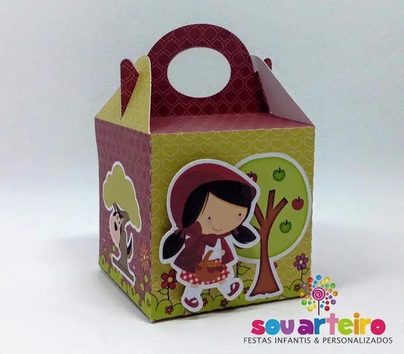 Kit 60 Lembrancinhas Chapeuzinho Vermelho