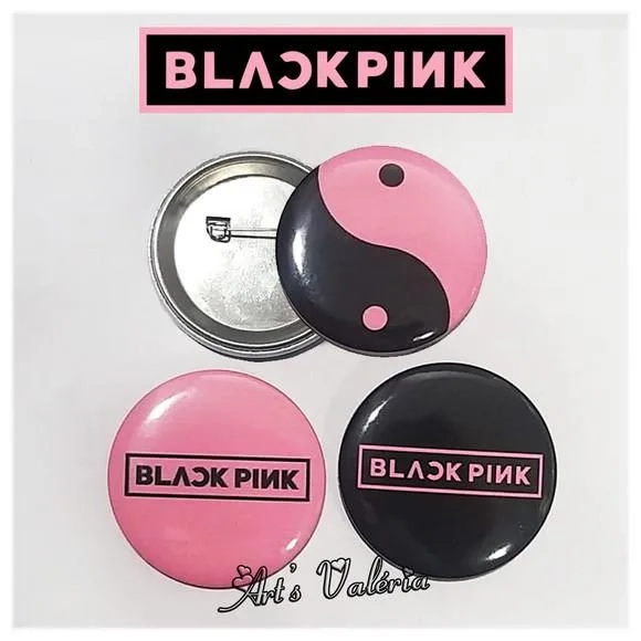 Bóton Black Pink - 4,5cm