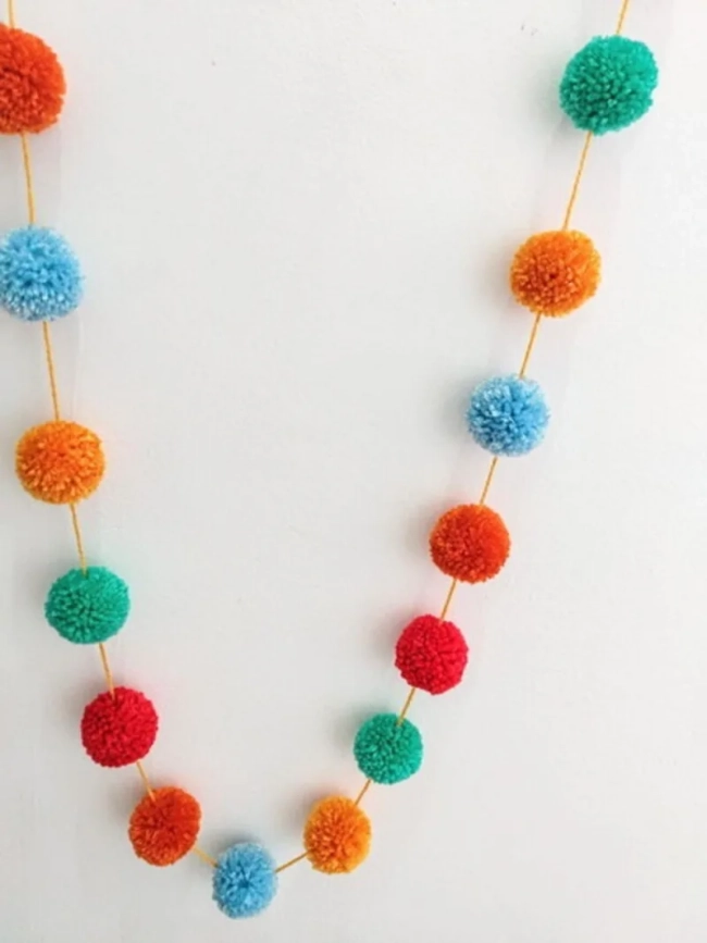 Varal de pompons