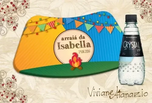 Rótulo Crystal Vip Festa Junina - 00333