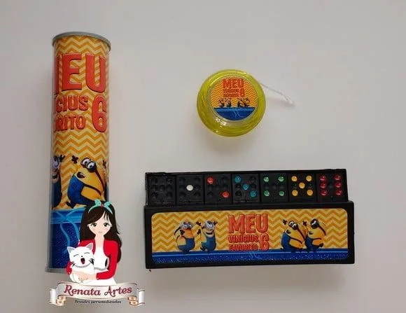 Kit Jogos Personalizado Minions