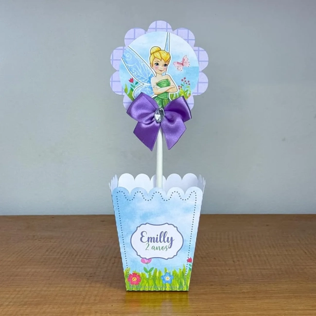 PEGUE E MONTE - Centro de Mesa SININHO TINKER BELL - Decoração de Festa | Lembrancinhas | Aniversário | Personalizados