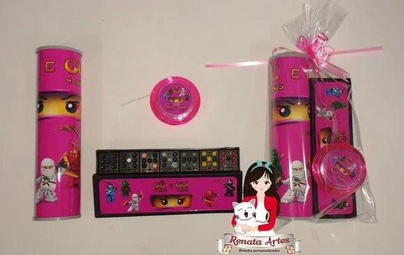 Kit Jogos Ninjago Rosa