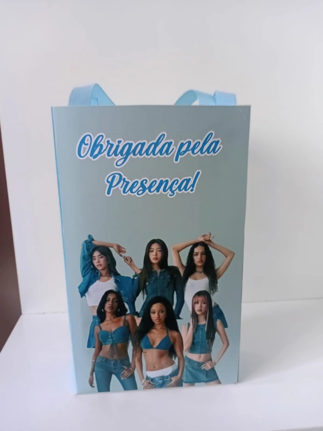 Sacolinhas Personalizadas Katseye para Lembrancinhas