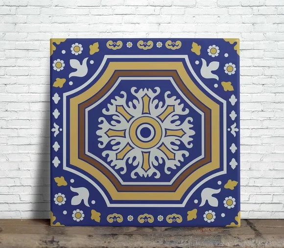 Azulejo 15x15 Português Decorativo com Suporte Brinde
