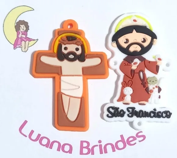 Kit Terço São Francisco de Assis com Crucifixo - 3 Kits
