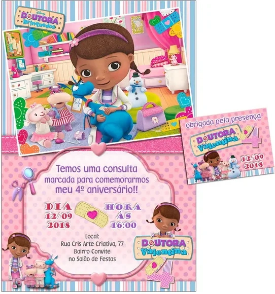 CONVITE DIGITAL C/TAG Doutora Brinquedo