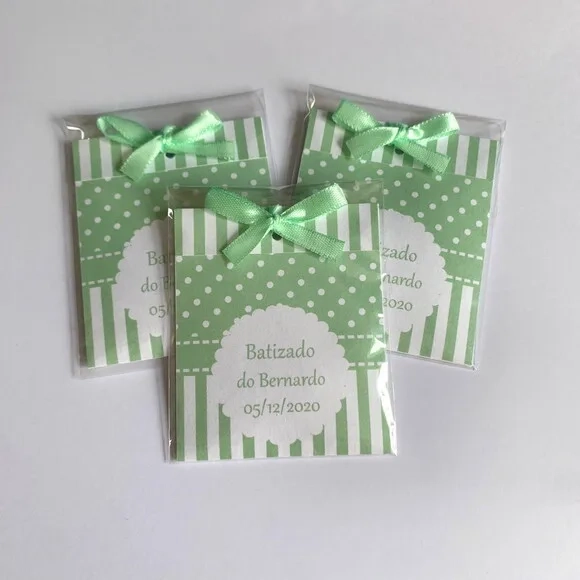 Lembrancinha Batizado Sachê perfumado para gavetas