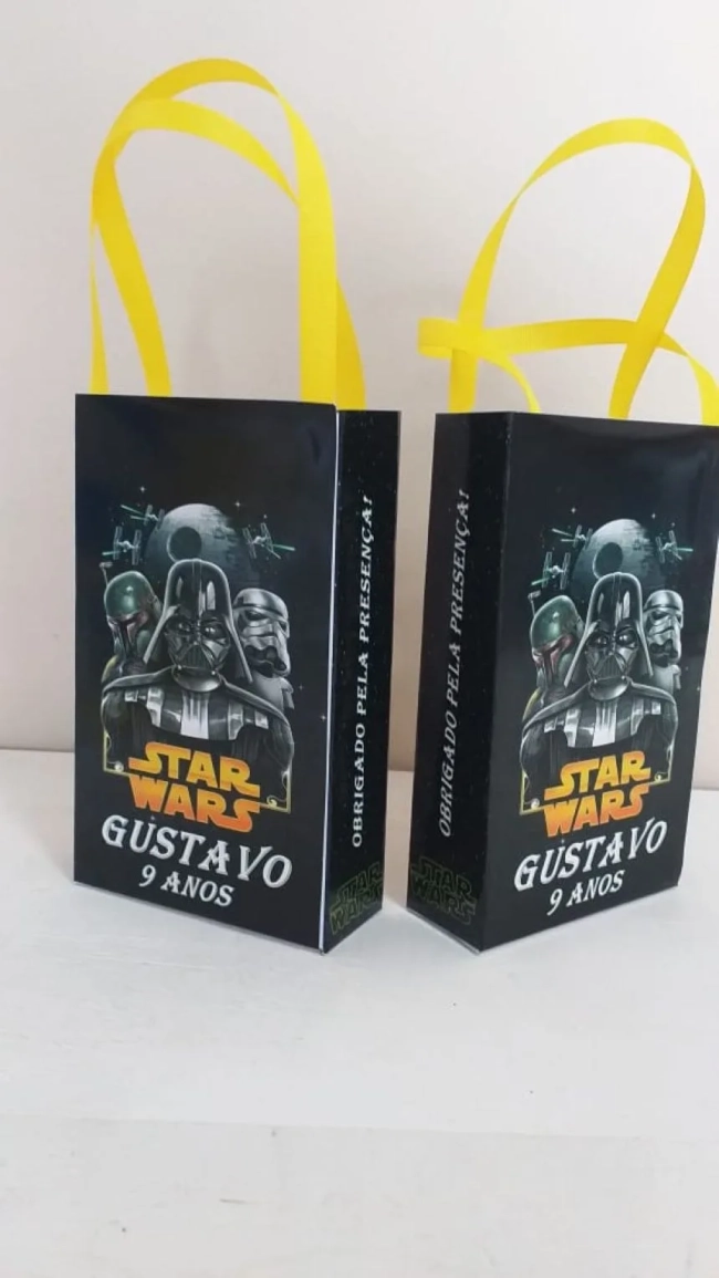 Sacolinhas Personalizadas Star Wars para Lembrancinhas