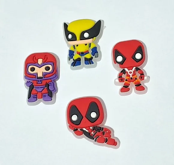 Aplique Fosforescente X-men Pacotes com 4 Unidades