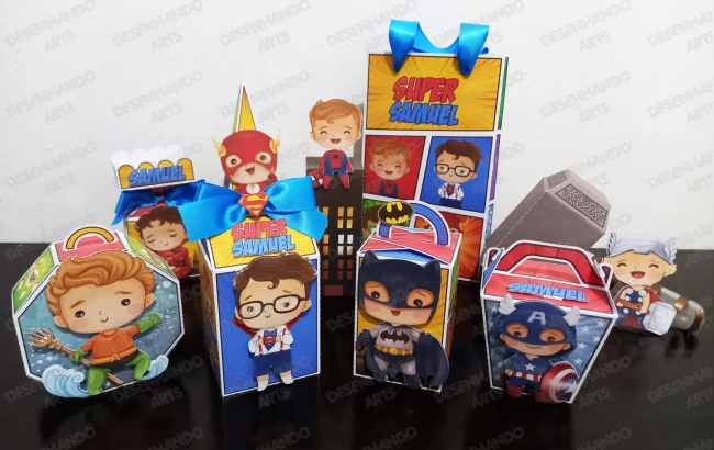 ARQUIVO DE CORTE SUPER HERÓIS BABY