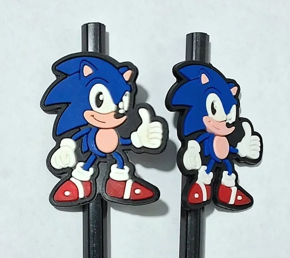Lápis C/ponteira Sonic 4,8cm Emborrachado Pct com 6 Unidades
