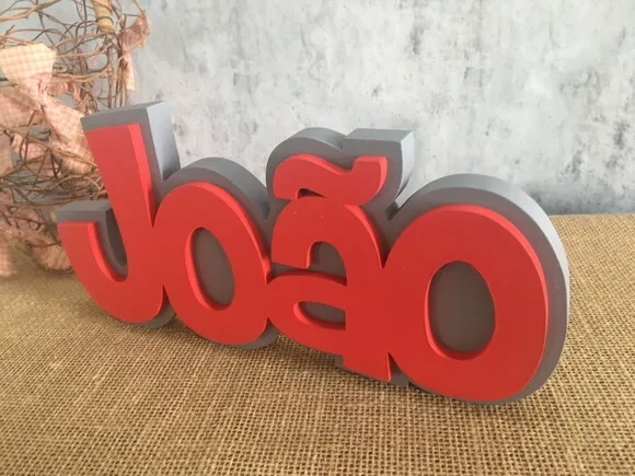 Letras Decorativas de mdf Sobreposição