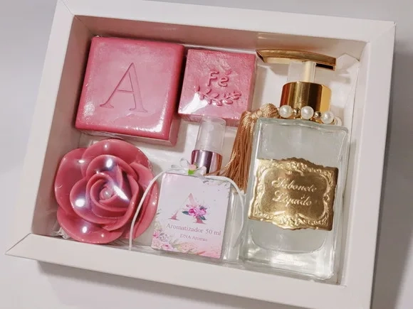 Presente Personalizado, Sabonete Líquido com Home Spray