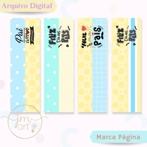 Marca Páginas Dia dos Pais 1 - Arte Digital