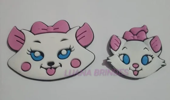 Kit Apliques Emborrachados de Gatinhas - Pct C/4 Kits
