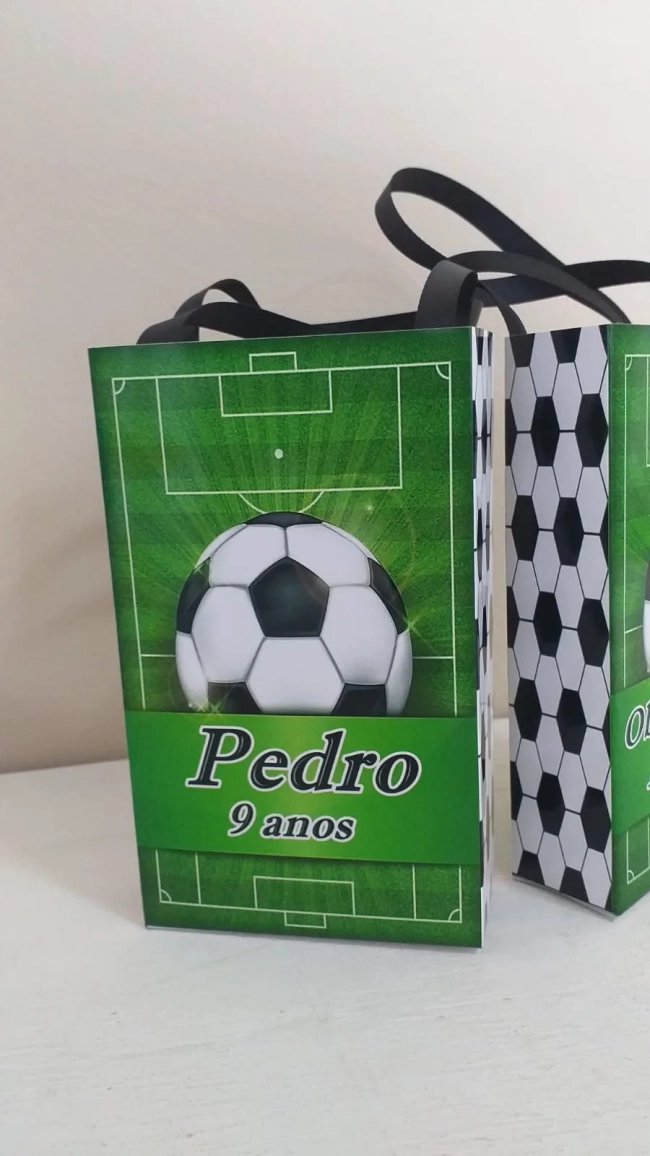 Sacolinhas Personalizadas Futebol para Lembrancinhas