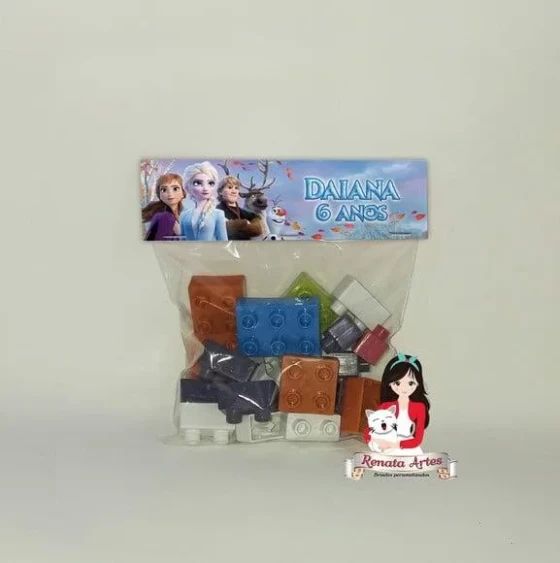 Blocos de Montar Personalizado Frozen 2