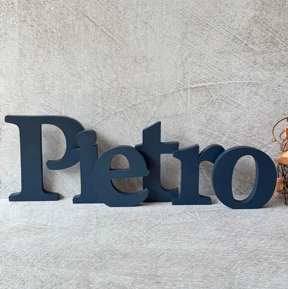 Letras Bastão Decorativas - Nome em Mdf- Quarto de Bebê