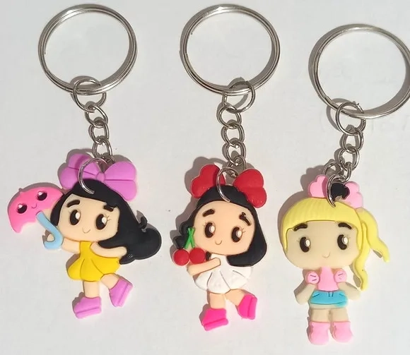 Chaveiro Meninas Variados - 6 Unidades