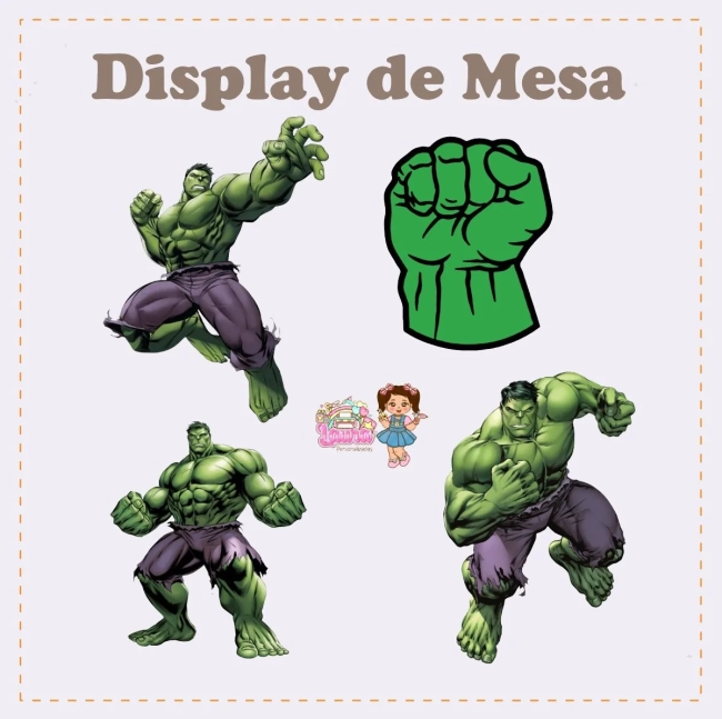Kit Festa Só Um Bolinho O INCRÍVEL HULK - Decoração de Festa