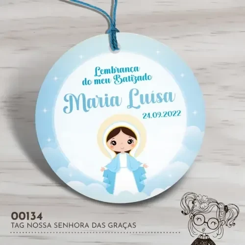 Tag Redonda Nossa Senhora das Graças - 00134