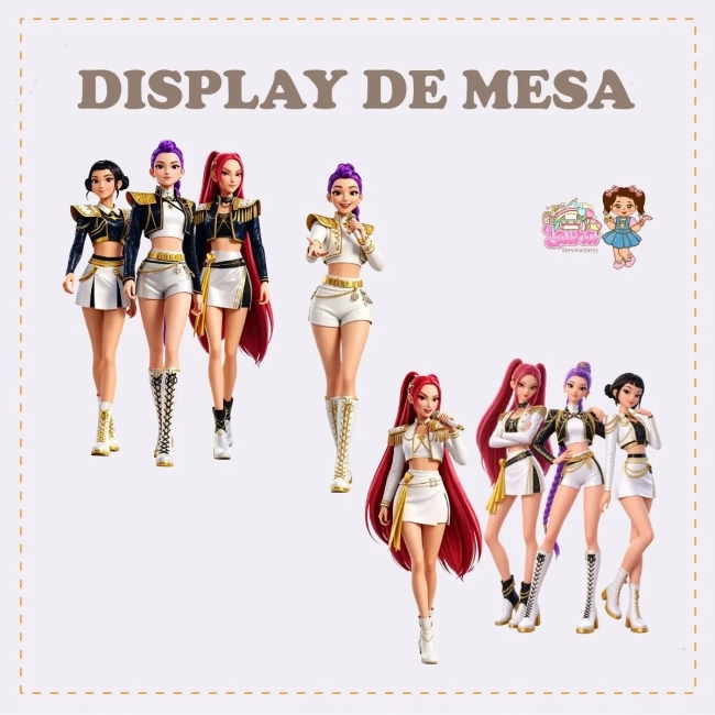 Kit Festa Só Um Bolinho K POP ADULTA - Decoração de Festa