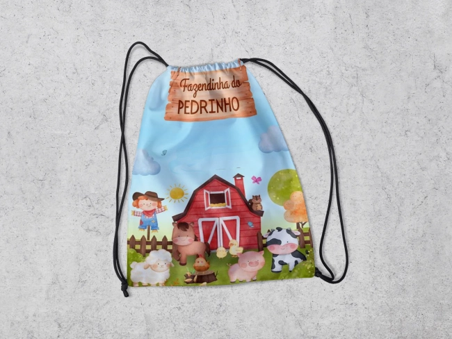 Mochilinha Personalizada Doces e Guloseimas