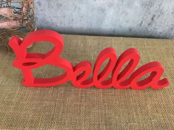 Letras de MDF -Nomes - Letras Cursivas