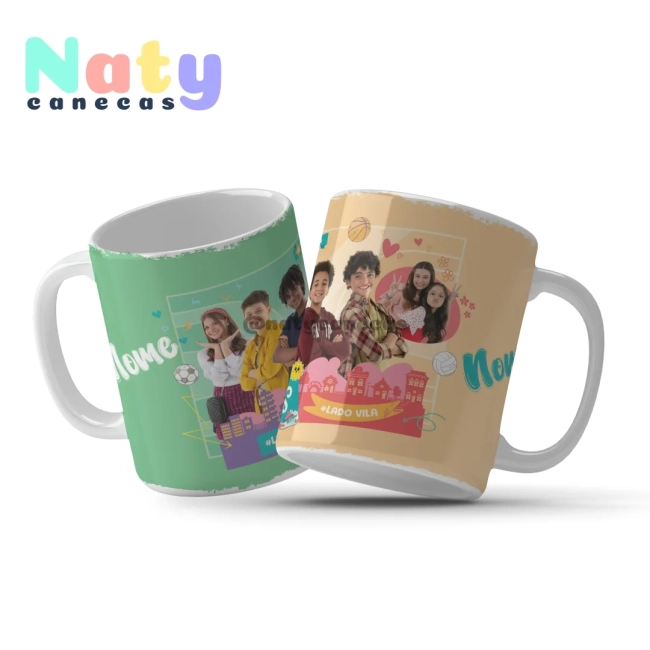 Caneca Personalizada A infância de Romeu e Julieta Personalizada com Nome