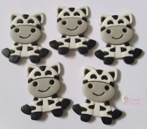 Aplique Zebra Emborracada - Pct C/7 Unid