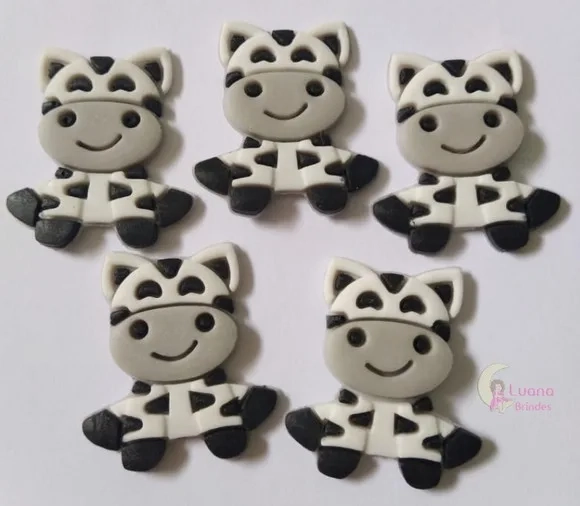 Aplique Zebra Emborracada - Pct C/7 Unid