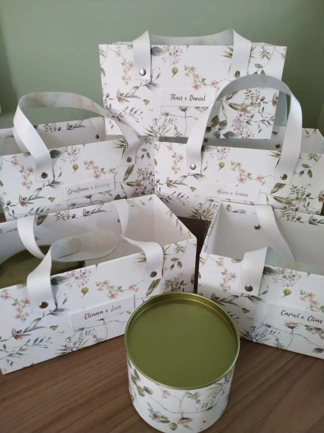 Cesto estampado