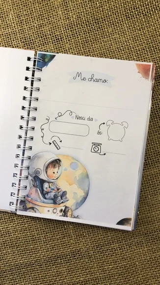 Caderneta de Saúde / Vacinação Personalizada - Astronauta