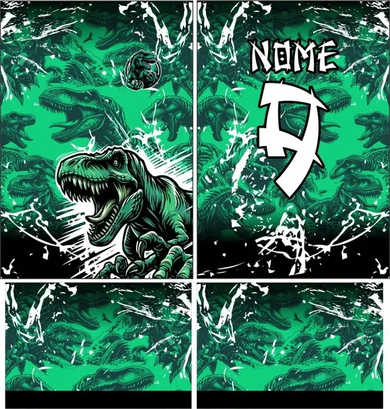 Arte Vetor Camisa Interclasse T-rex 323