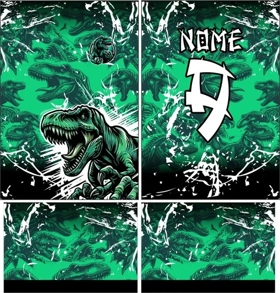 Arte Vetor Camisa Interclasse T-rex 323