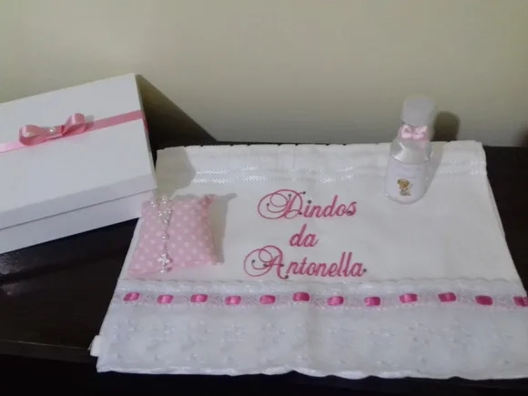 Caixa Convite para Padrinhos de Batismo
