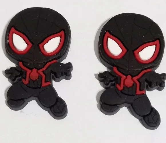 Aplique Homem Aranha Emborrachado- 6 Peças